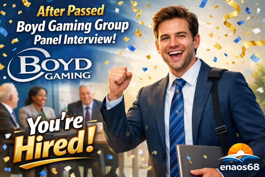 after passed boyd gaming group panel interview