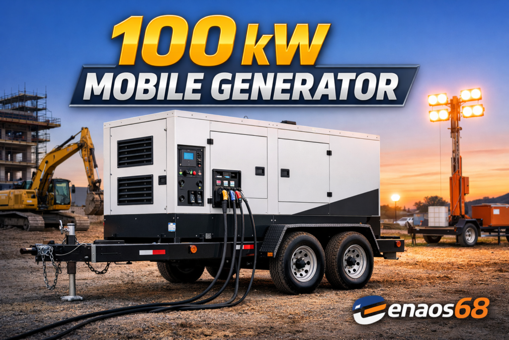 100 kw mobile generator